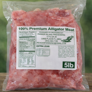 Premium Alligator Meat - 5 lb Package